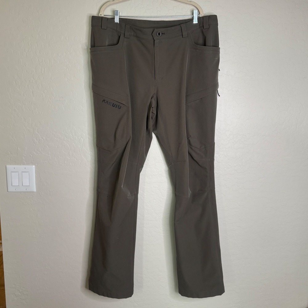 Kuiu Mens Attack Pants 42T Brown Tall Hunting Technical Gorpcore Camping Outdoor